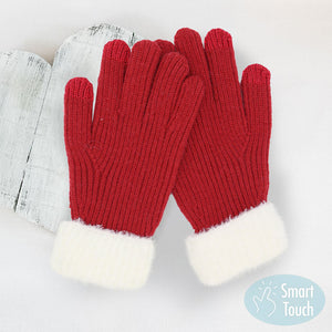 Ms Claus gloves O/S