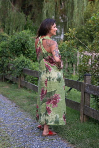 French Garden Linen Maxi O/S GN