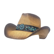 Embroidered Western Hat Tan