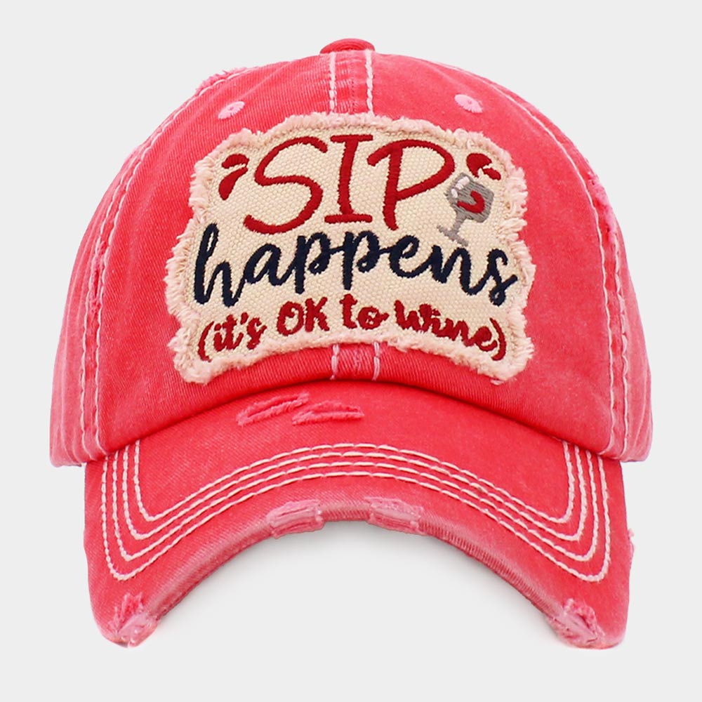 Sip Happens Baseball Cap