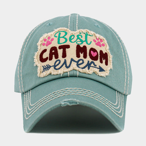 Best Cat Mom Cap