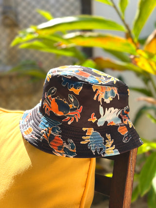 Crabby Reversible Bucket Hat