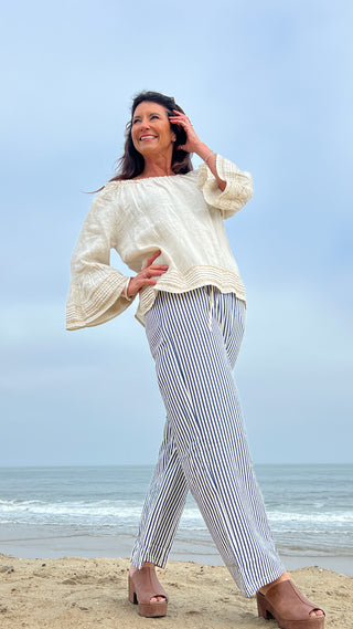 The Blue blood stripe pants NVY