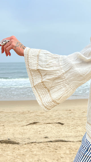 Angelica Bell Sleeve Top