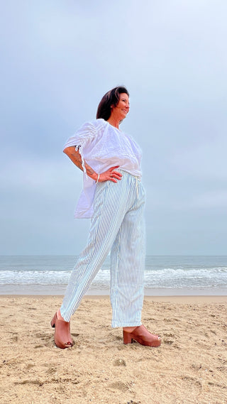 The Blueblood Stripe Pants Sky