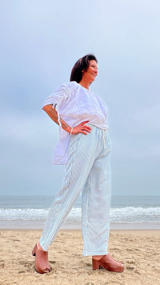 The Blueblood Stripe Pants Sky