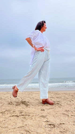 The Blueblood Stripe Pants Sky