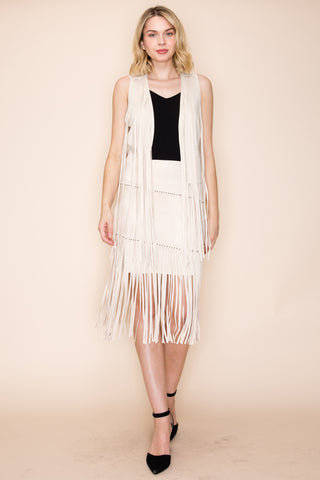 Woodland Fringe Vest