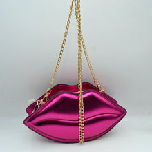 Lips that kill handbag Fuchsia