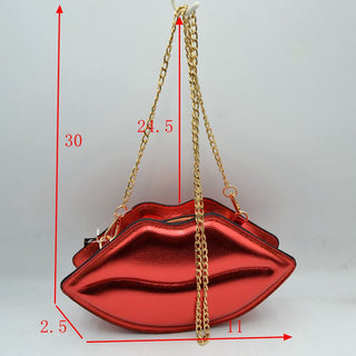 Lips that kill handbag Fuchsia