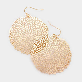 Lacey Leaf Earrings