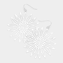 Sunflower earrings