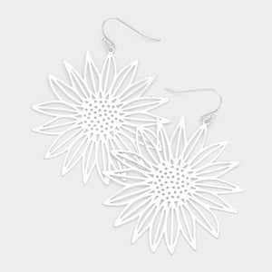 Sunflower earrings