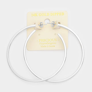 Hippy Hoops Silver