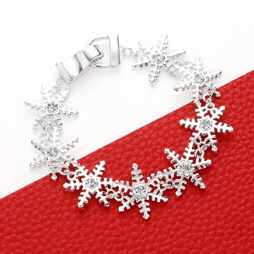 Snowflake on you wrist bracelet