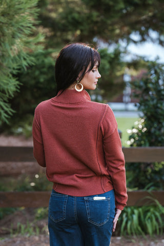 Oyster Trail Sweater - Rust