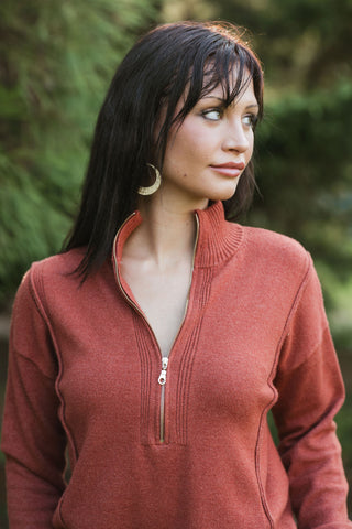 Oyster Trail Sweater - Rust