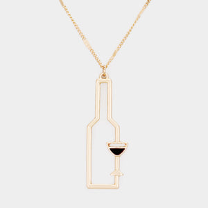 Wine Bottle Necklace