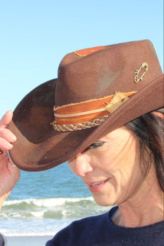 Festival Cowboy Feather Hat