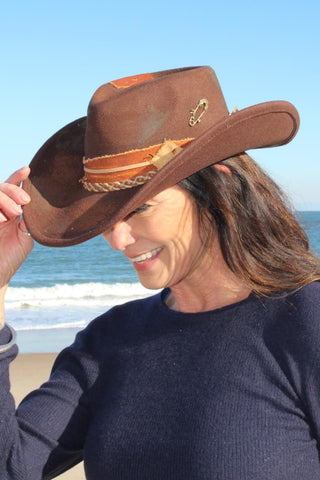 Festival Cowboy Feather Hat