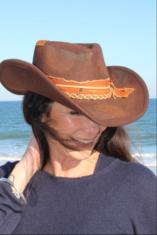Festival Cowboy Feather Hat