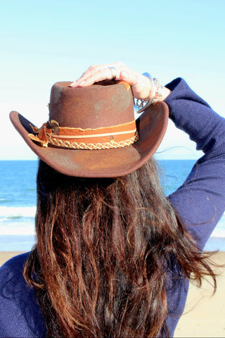 Festival Cowboy Feather Hat