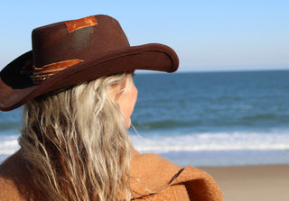 Festival Cowboy Feather Hat