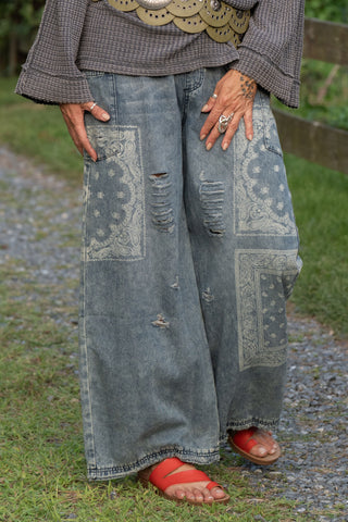 Pocket Paisley Pants