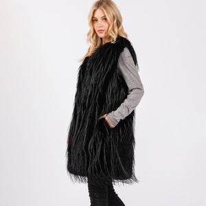 You Minx faux fur vest