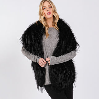 Pull Me Through Faux Fur Stole