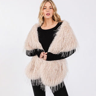 Pull Me Through Faux Fur Stole