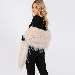 Pull Me Through Faux Fur Stole