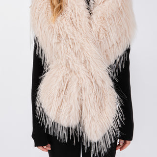 Pull Me Through Faux Fur Stole