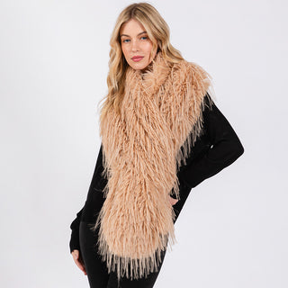 Pull Me Through Faux Fur Stole