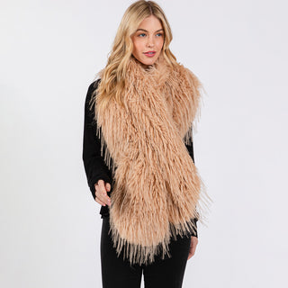 Pull Me Through Faux Fur Stole