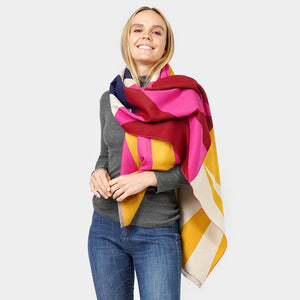 A splash of color Pashmina