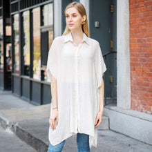 Oversized Short Sleeve Tunic O/S