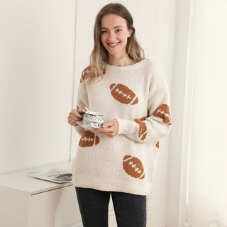 Cozy Football Sweater