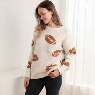 Cozy Football Sweater