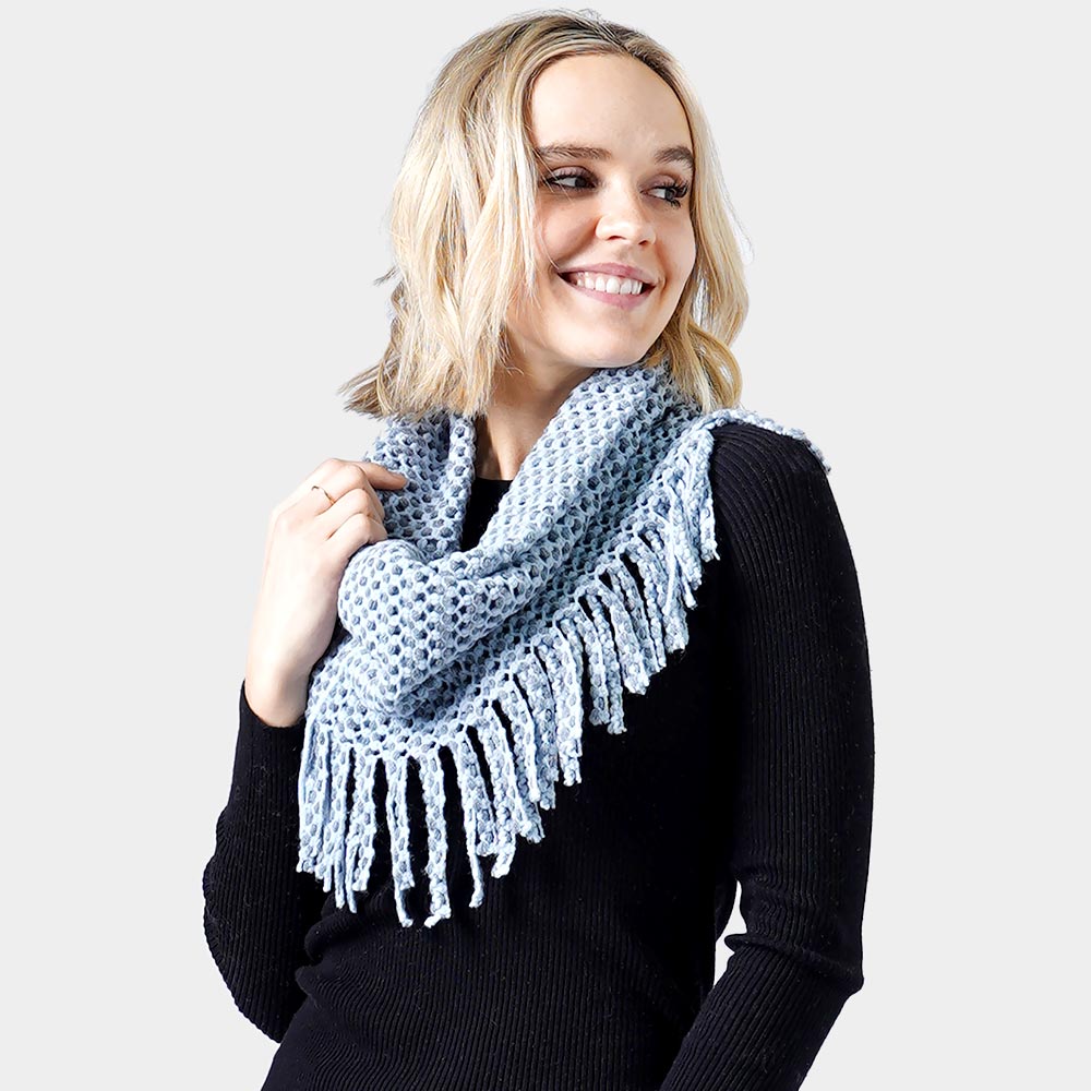 Nicole Scarf Lt Blue