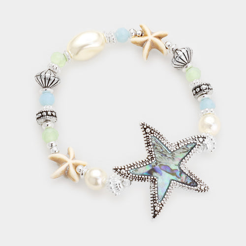 Abalone Starfish bracelet