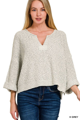 Sarafina Pullover Sweater HGrey