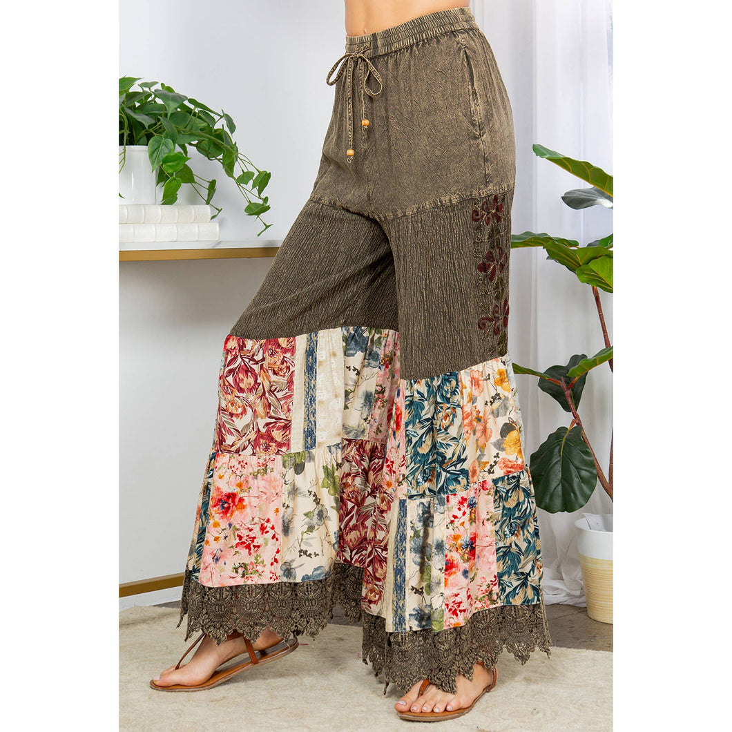 60's Bohemian Bell Bottoms