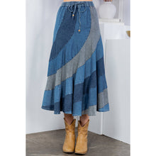 Denim Magic layered skirt