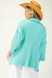 Beverly Knit Top Atlantis Green