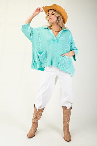 Beverly Knit Top Atlantis Green