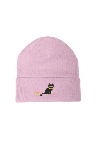 Halloween Black Cat Beanie OR