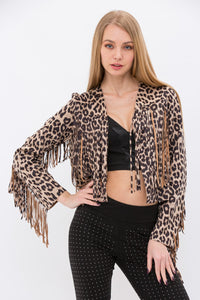 Spice Girl Leopard Jacket Multi