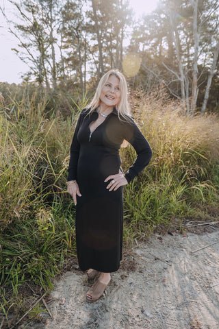 Jenna Midi Scuba Dress