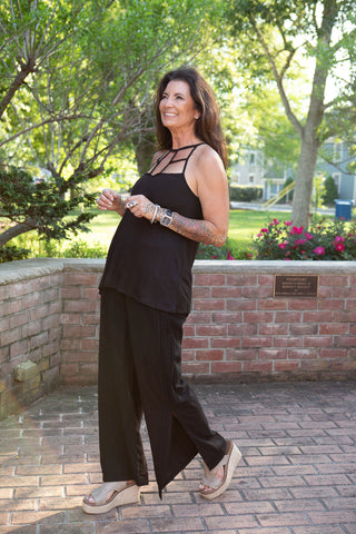 Beach Glam Pants-Black